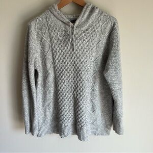 American Eagle Outfitters Women's Grey Hooded Casual Sweater Size XL Fall Winter